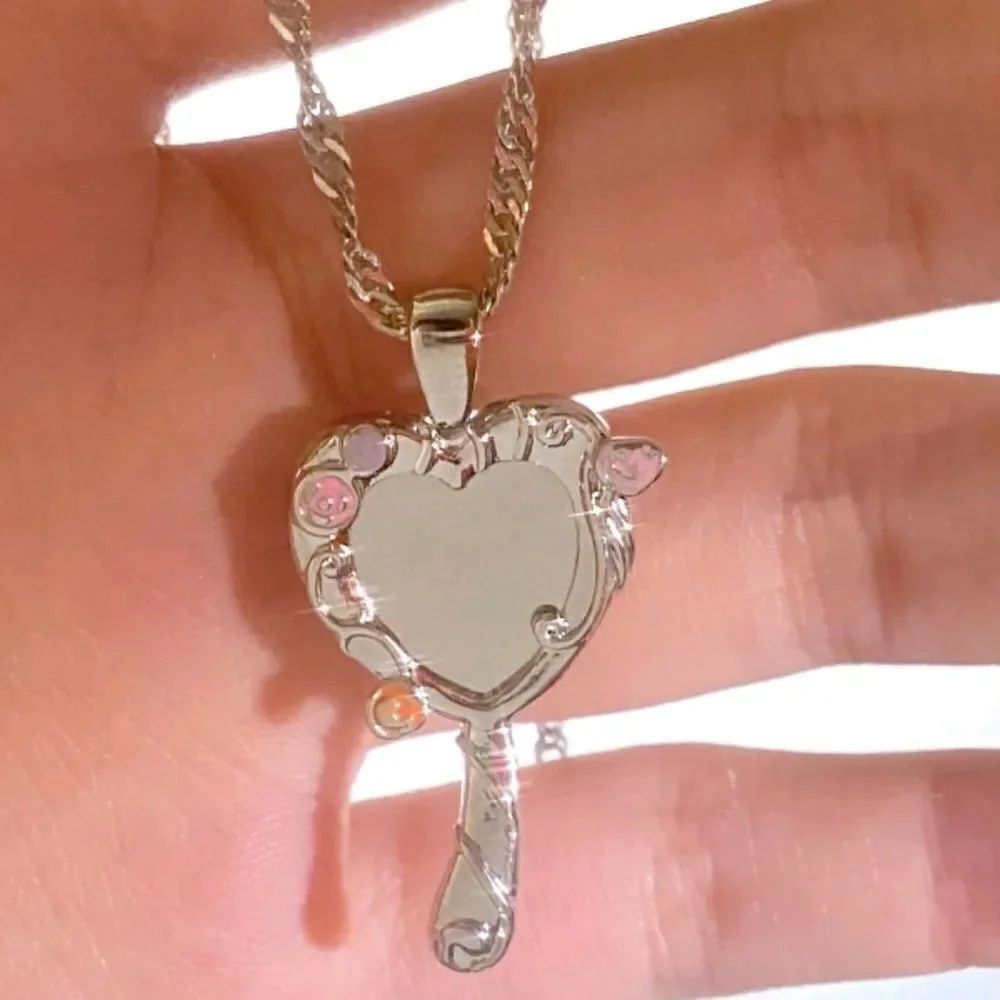Silver Mirror Necklace